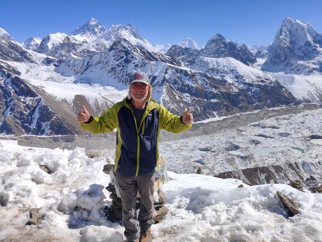 #671 黒いアンモナイト化石 上下セットネパール ヒマラヤ標高3800m