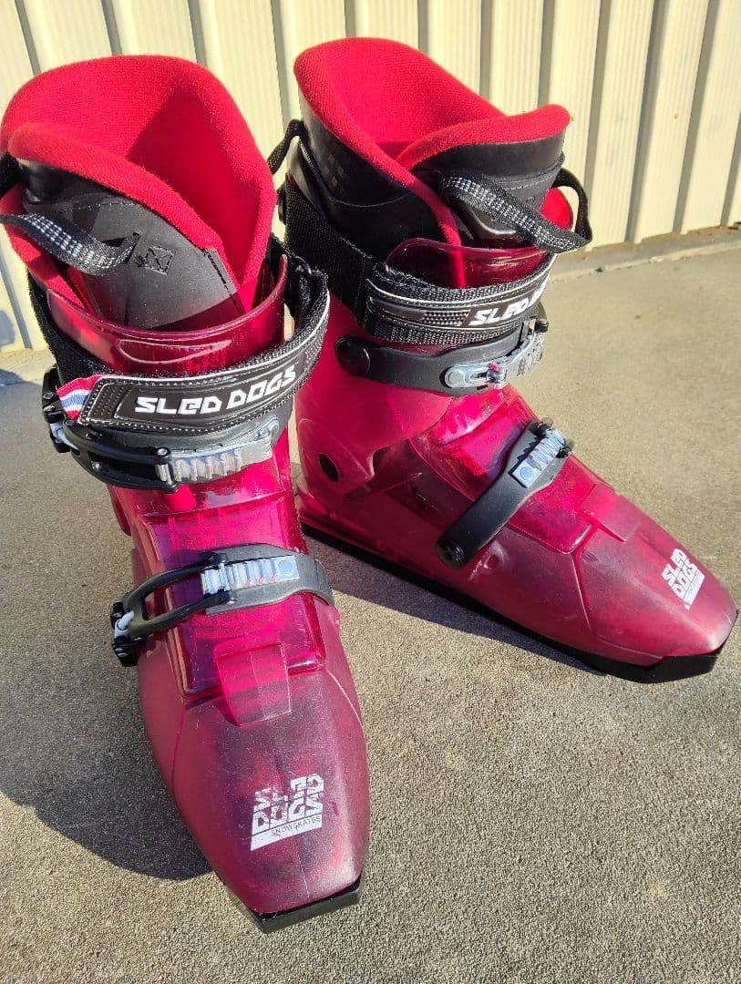 SLED DOGS 8サイズ　スキースケート レッド