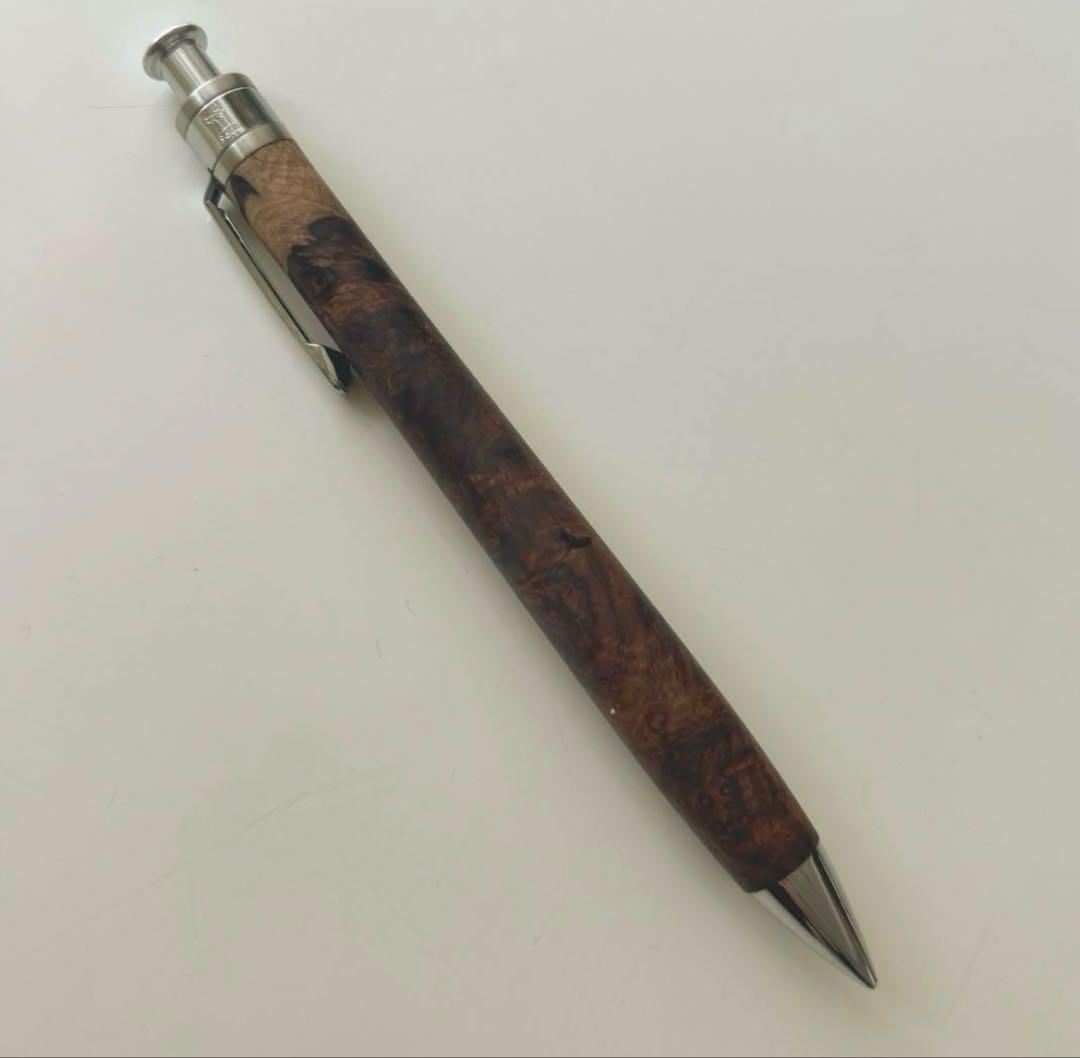 工房楔 シャープペンシル0.5mm ローズウッドこぶ杢