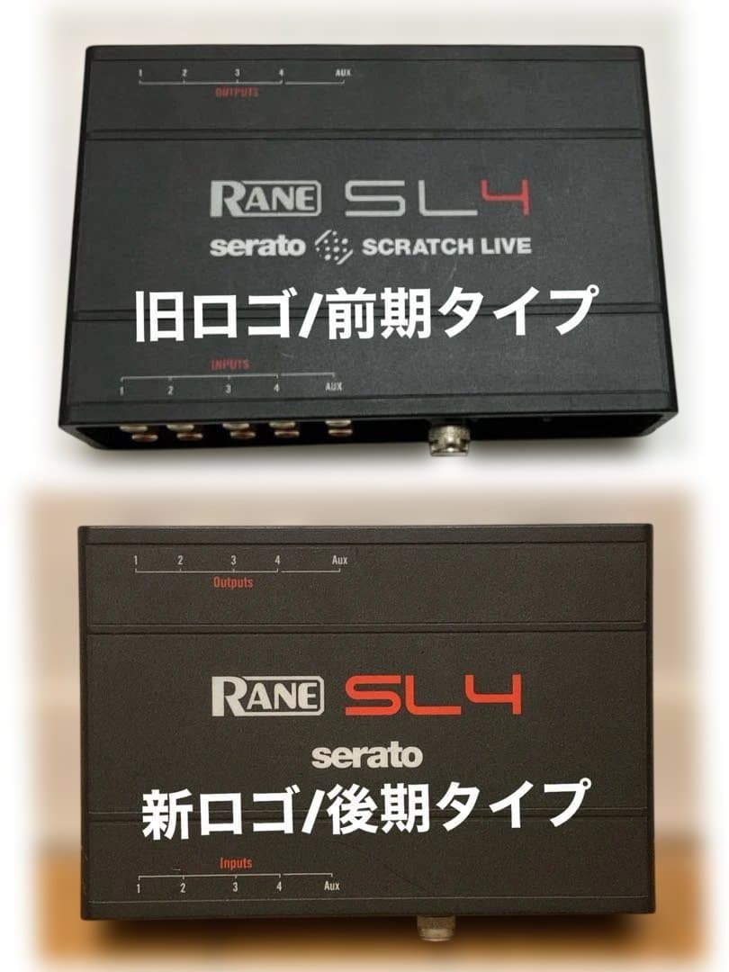 最終型RANE SL4 SERATO DJ交代が簡単USB2系統ACアダプタ付