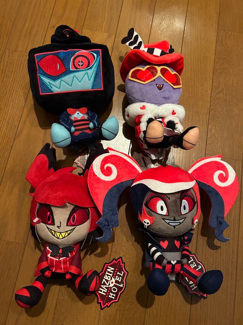 ハズビンホテル ラウンドワン ぬいぐるみ ヴォックス アラスター vees 4点