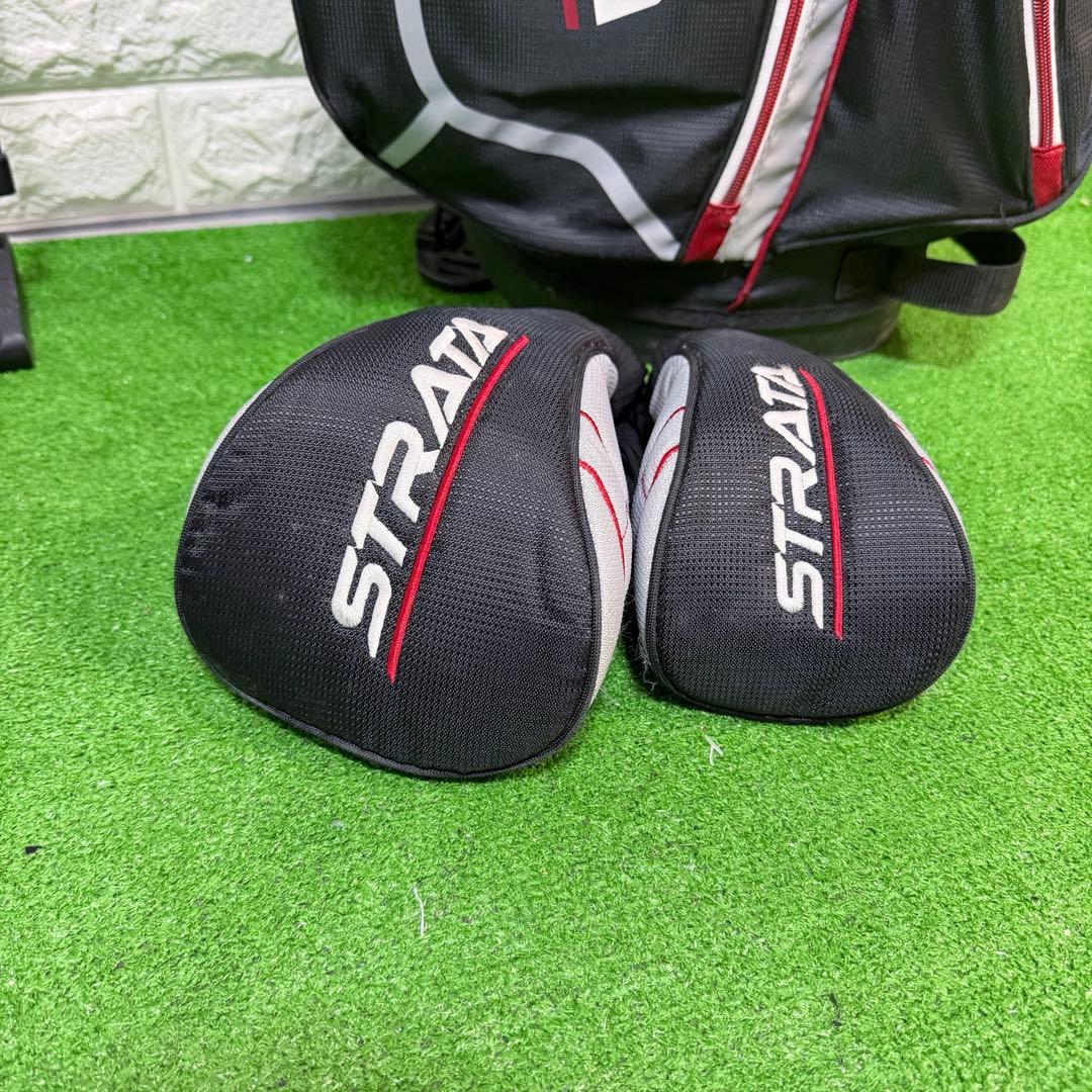ゴルフセット　豪華　キャロウェイ　STRATA ラウンド仕様　打感良好　すぐ使用