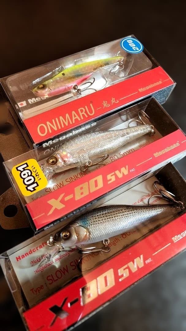 メガバス カゲロウ・ワンテン・80・オニマル など　ルアーセット