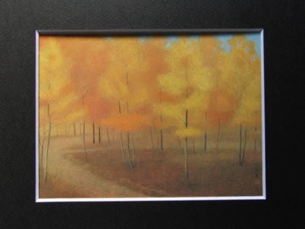 東山　魁夷 、【彩林】、希少画集画、新品高級額・額装付、状態良好