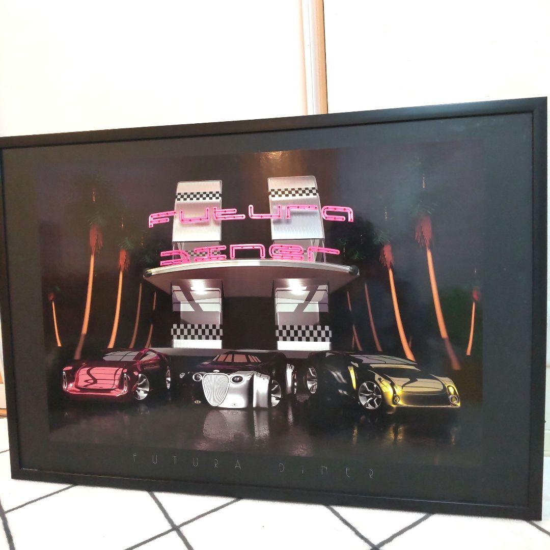 アメリカ雑貨 FUTURA DINER ダイナーLEDネオンピクチャー