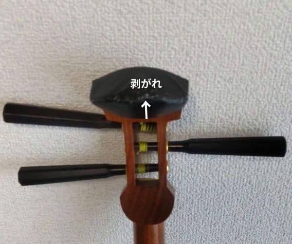 8-51三味線 本体 ケース チュウナー 付属品付 【訳あり】 標準サイズ ！