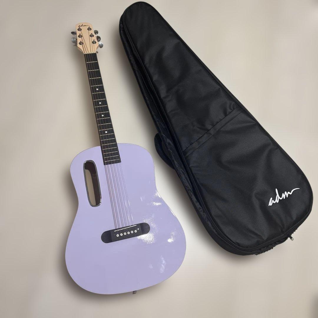 (美品)LAVA ME アコギ ケース付き アコースティックギター　パープル