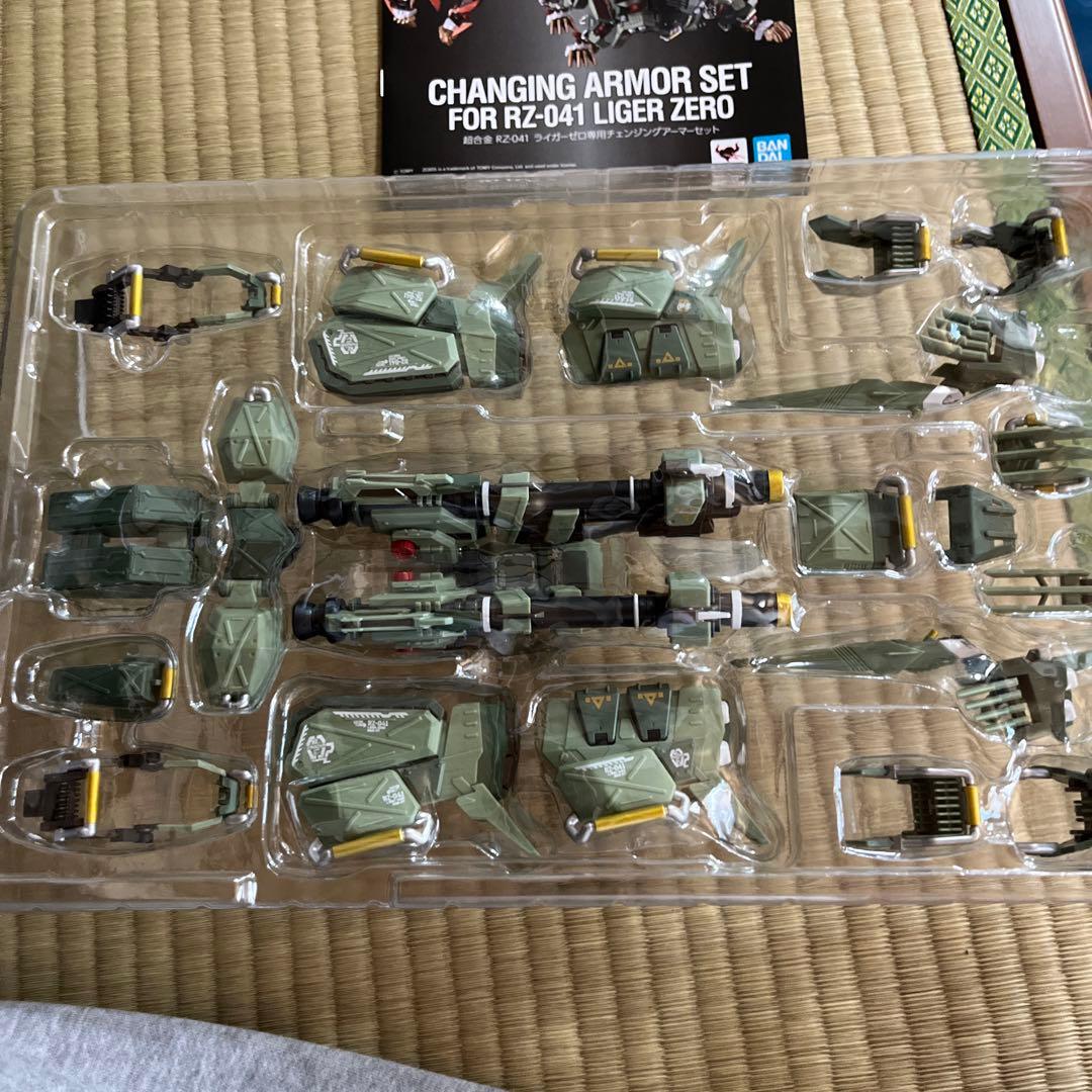 バンダイ　超合金　ライガーゼロとオプションパーツのセット