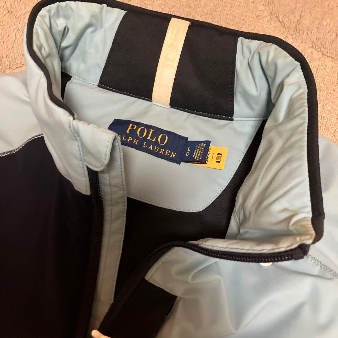 POLO RALPH LAUREN ジャケット 水色/ネイビー