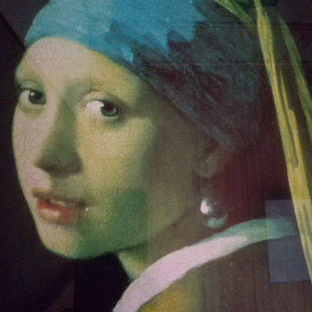 フェルメール 【真珠の耳飾りの少女】 キャンバス地 複製画