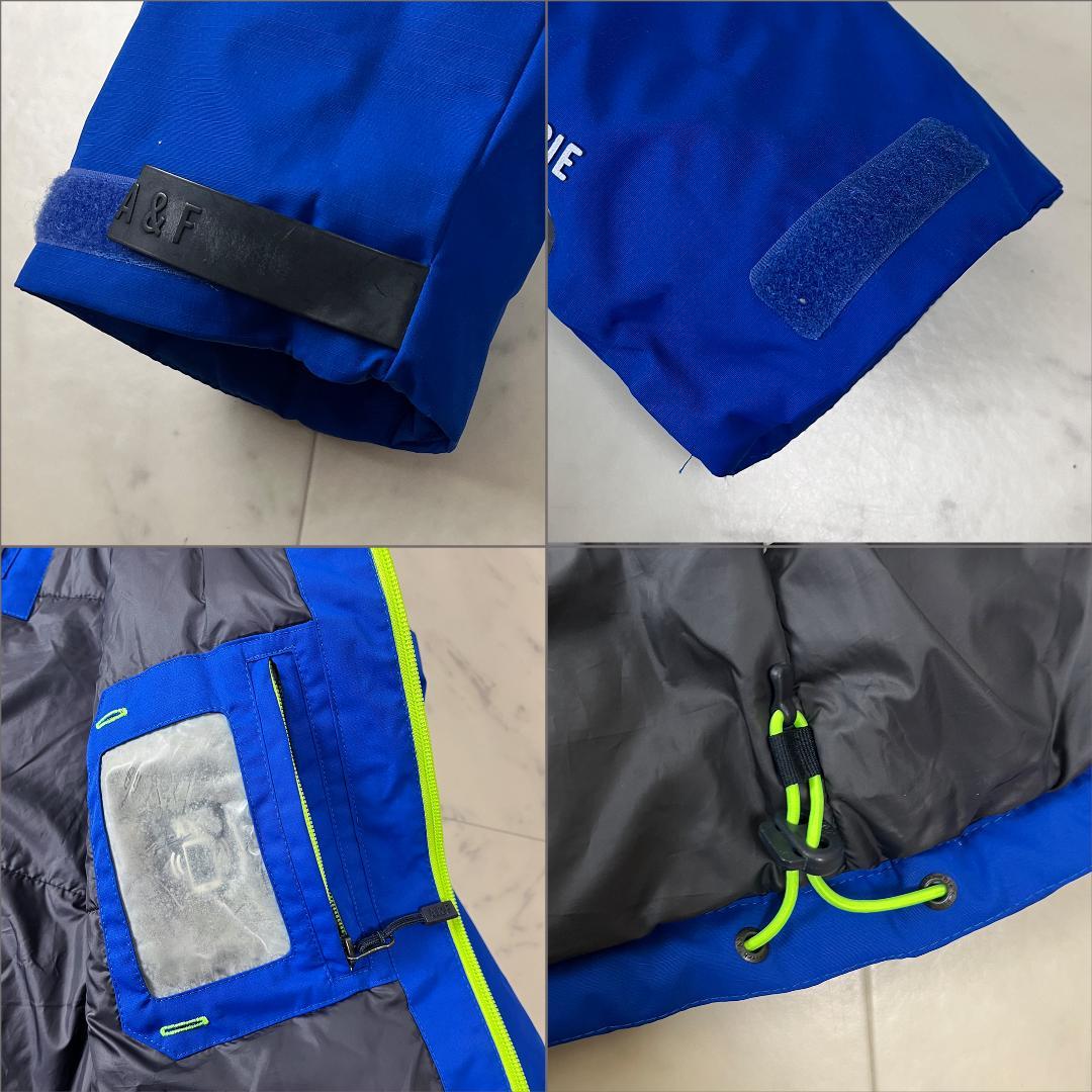 アバクロ S スノーボードウェア スノボ スキーウェア ジャケット ブルー