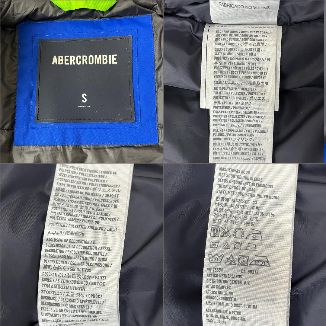 アバクロ S スノーボードウェア スノボ スキーウェア ジャケット ブルー