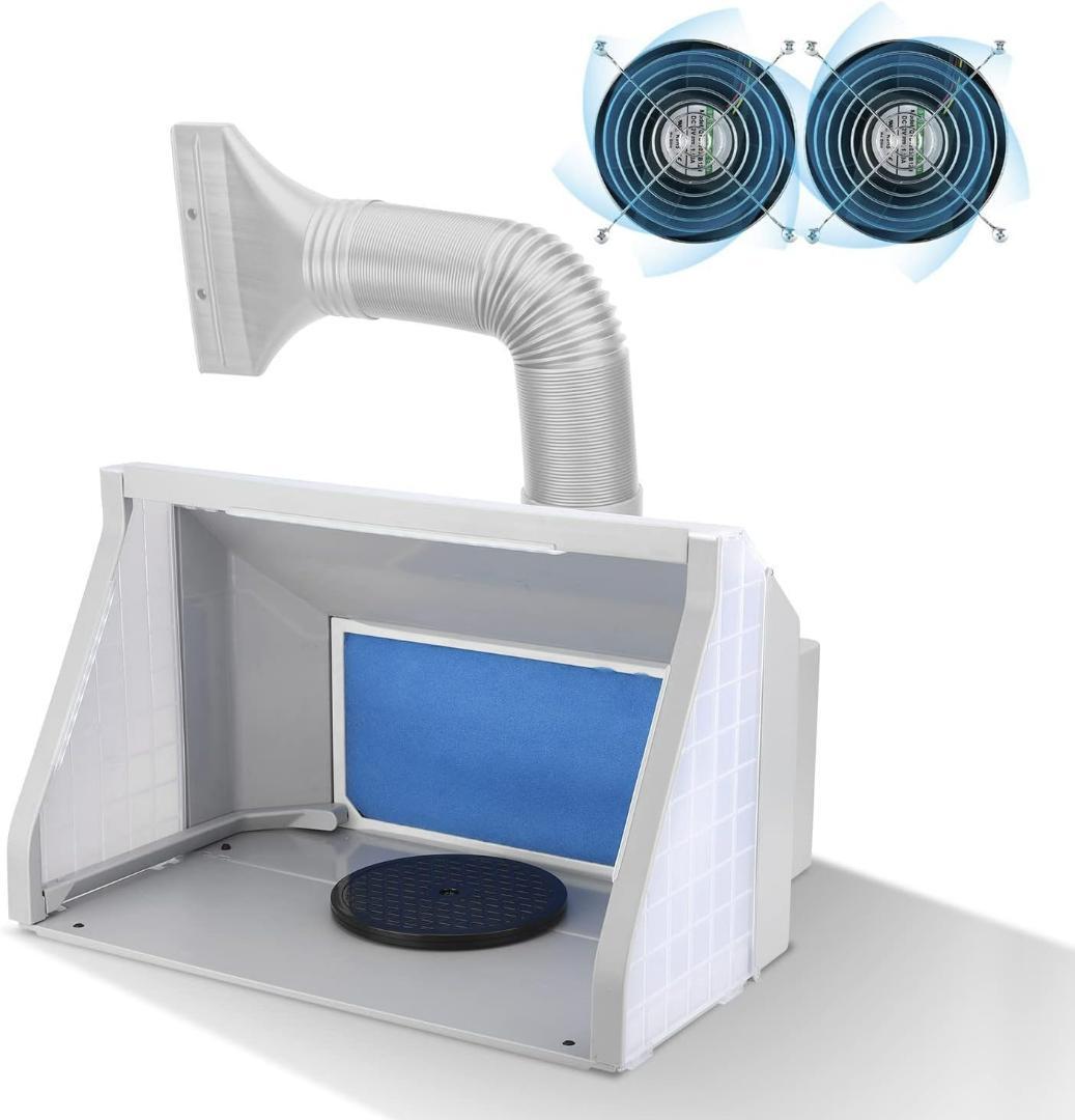 塗装ブース　スプレーブース　2基ファン　ダブルファン　Anesty Urlife