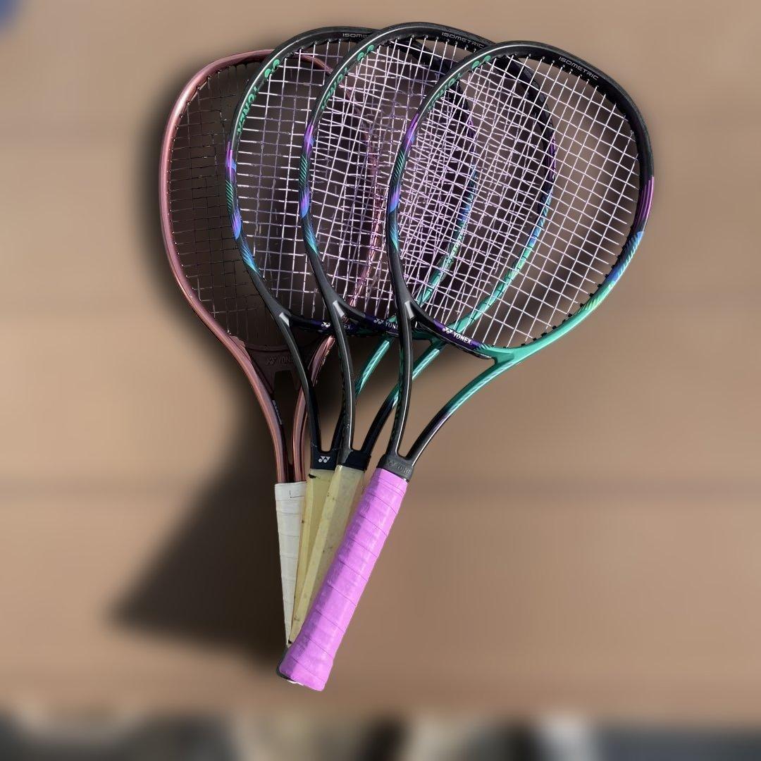 YONEX テニスラケット 4本セット