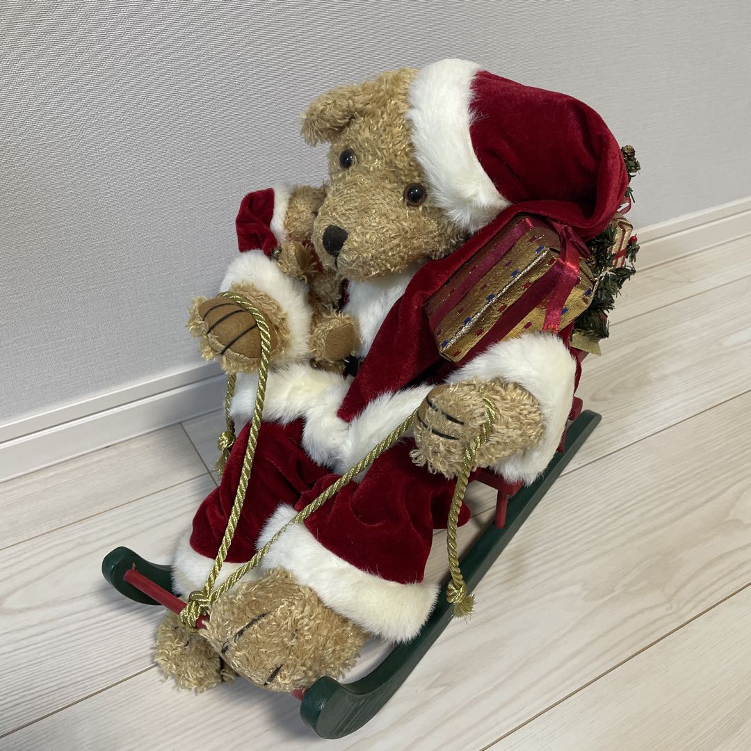 テディベアサンタクロース　そり
