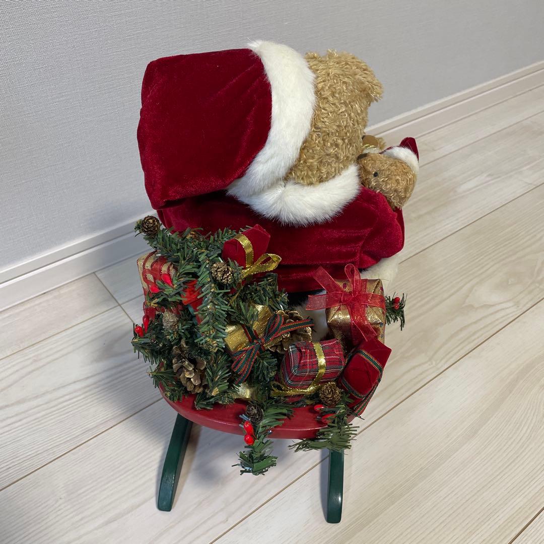 テディベアサンタクロース　そり