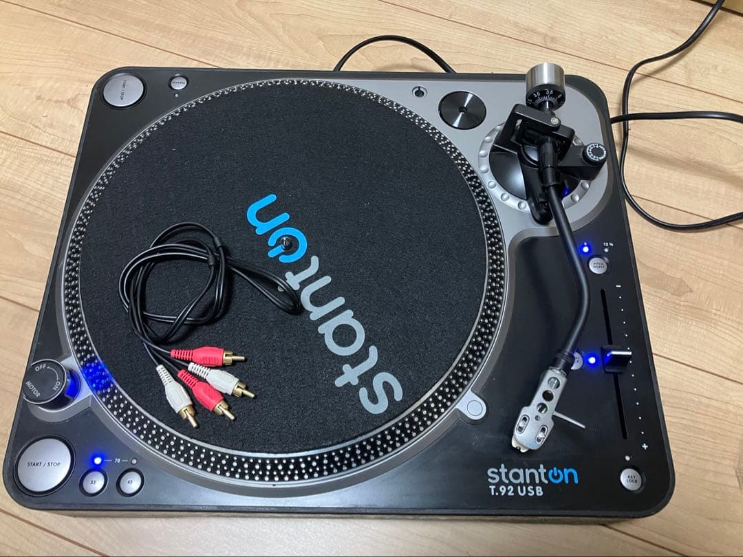 Stanton T.92 USB ターンテーブル　500.v3付　スタントン