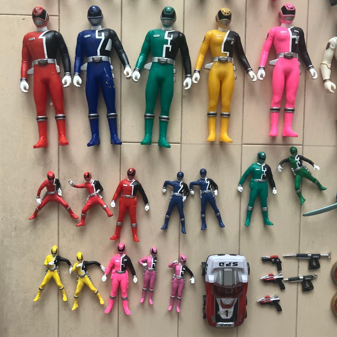 戦隊ヒーロー フィギュアセット