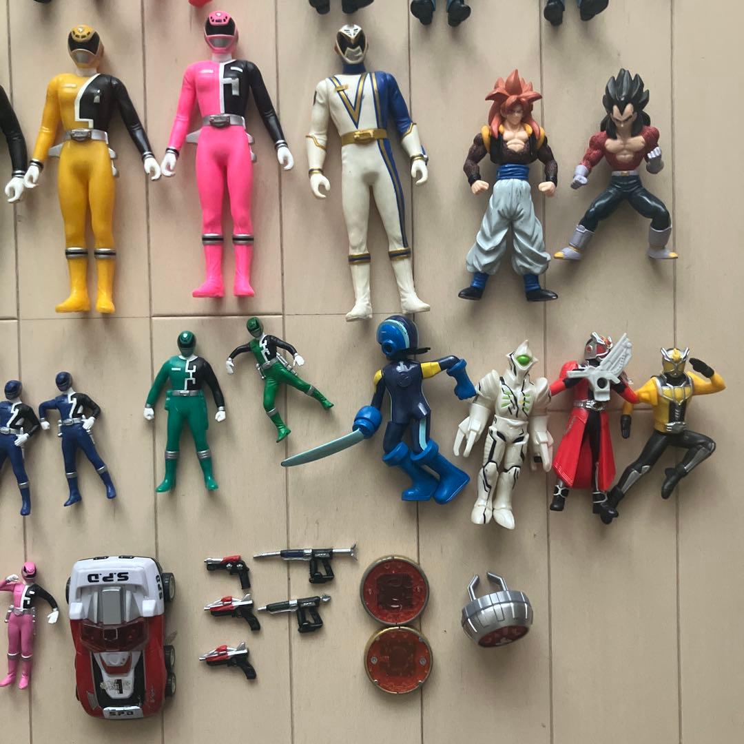 戦隊ヒーロー フィギュアセット