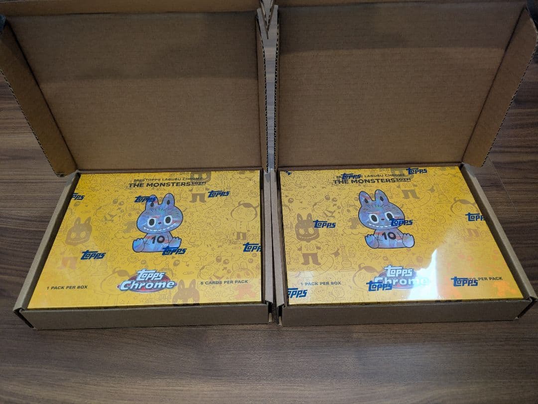 2025 Topps Chrome Labubu × 2 10周年記念ボックス