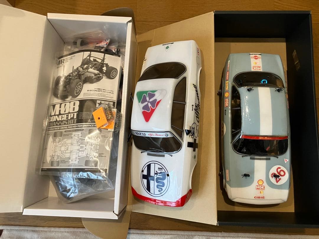 タミヤ　Ｍ08コンセプト　メカその他パーツ付き