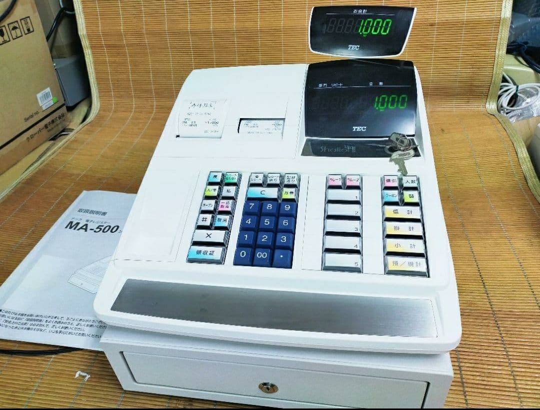 テックレジスター　MA-500　ツインプリンター　人気機種　006016