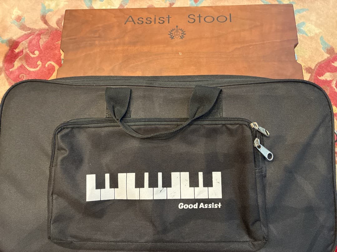 吉澤アシストスツール　ペダル用補助台　バッグセット➕アシストペダル高さ調節あり