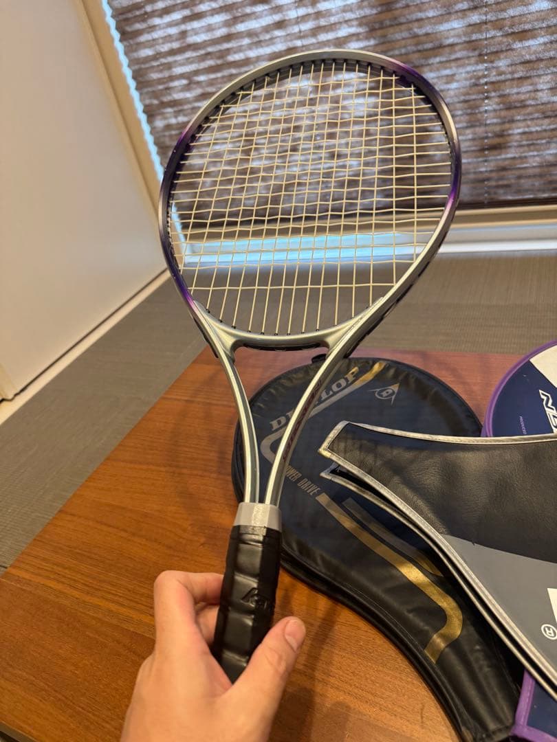 DUNLOP 硬式テニスラケット 3本