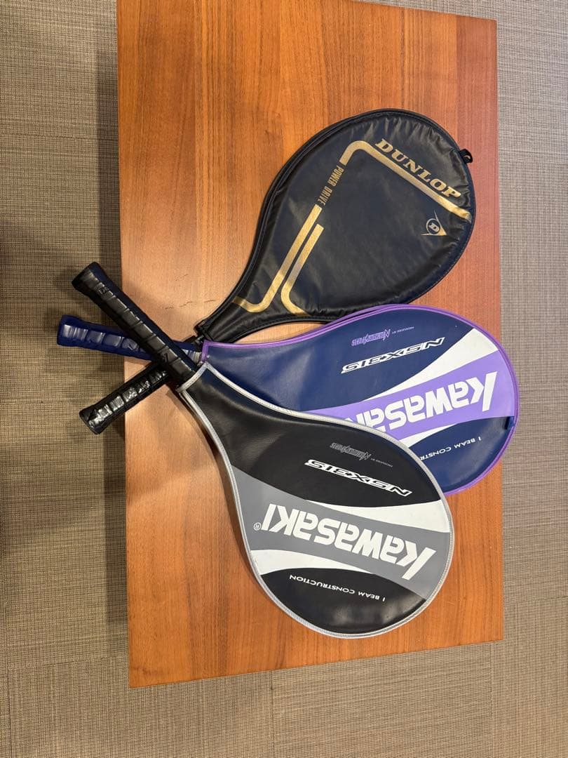 DUNLOP 硬式テニスラケット 3本