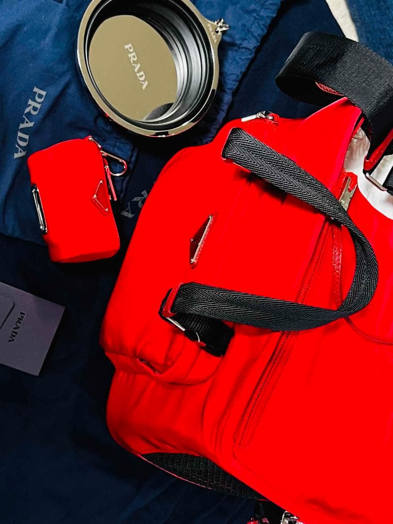 Re-Nylon xサフィアーノレザー ペットバッグ 新品未使用