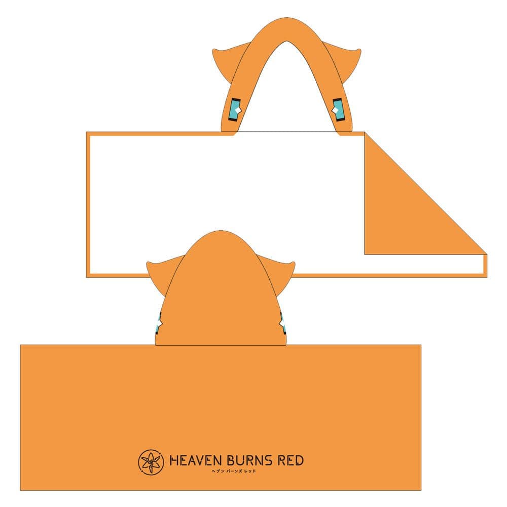 【新品未開封】 朝倉可憐 パーカー風 フードタオル ヘブンバーンズレッド