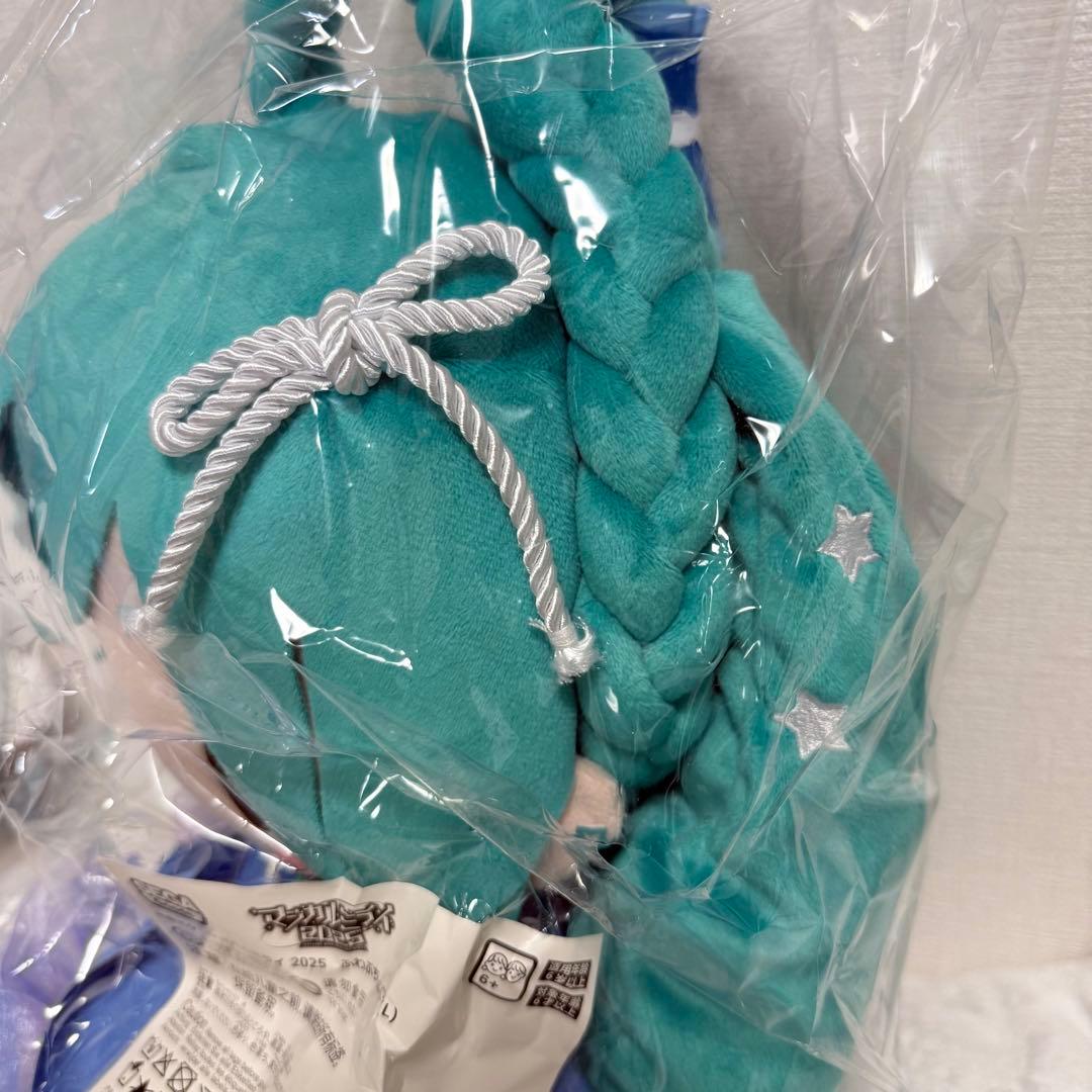 初音ミク　マジカルミライ　2025　ふわぷち　ぬいぐるみ L　特典カード付き