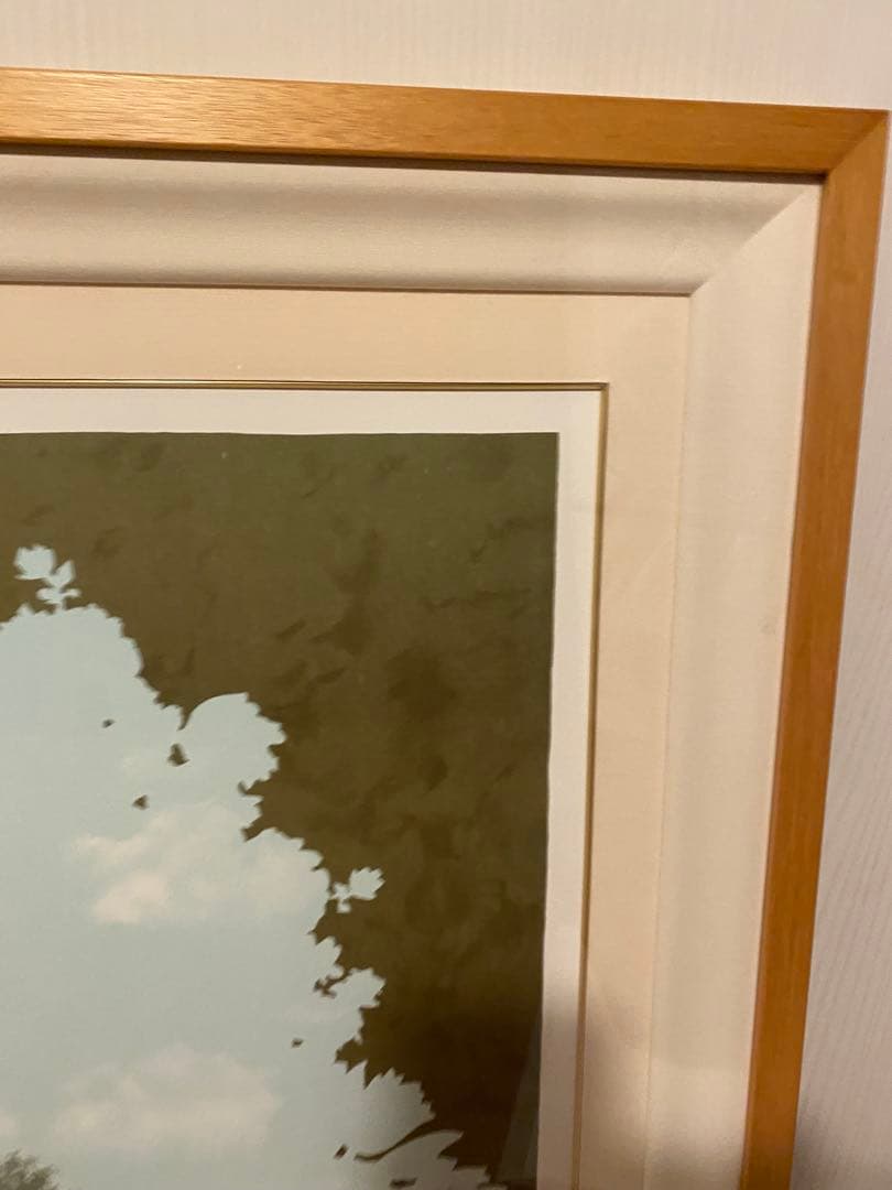 マグリット　リトグラフ「奇跡の国」