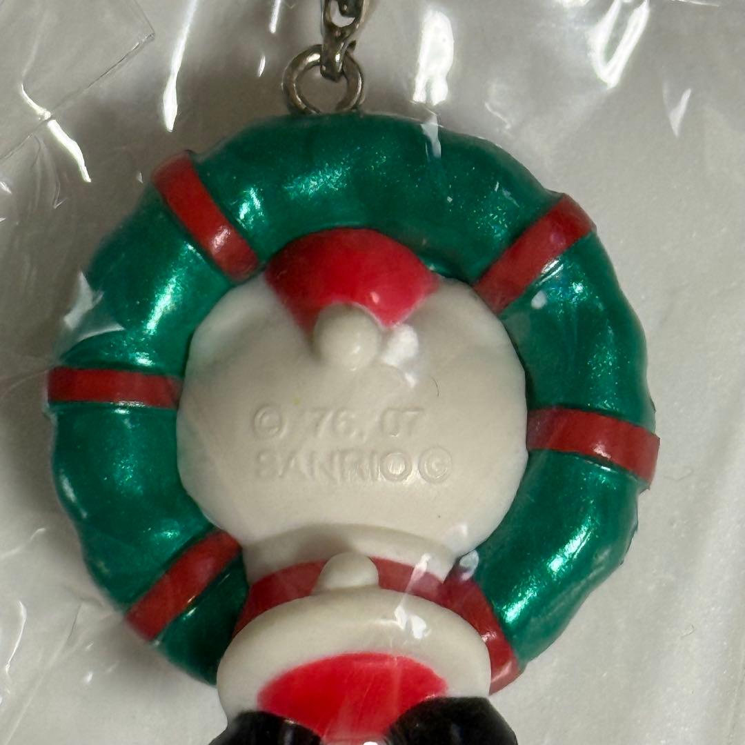 レア　ハローキティ　コンビニ限定　クリスマスストラップ　根付け