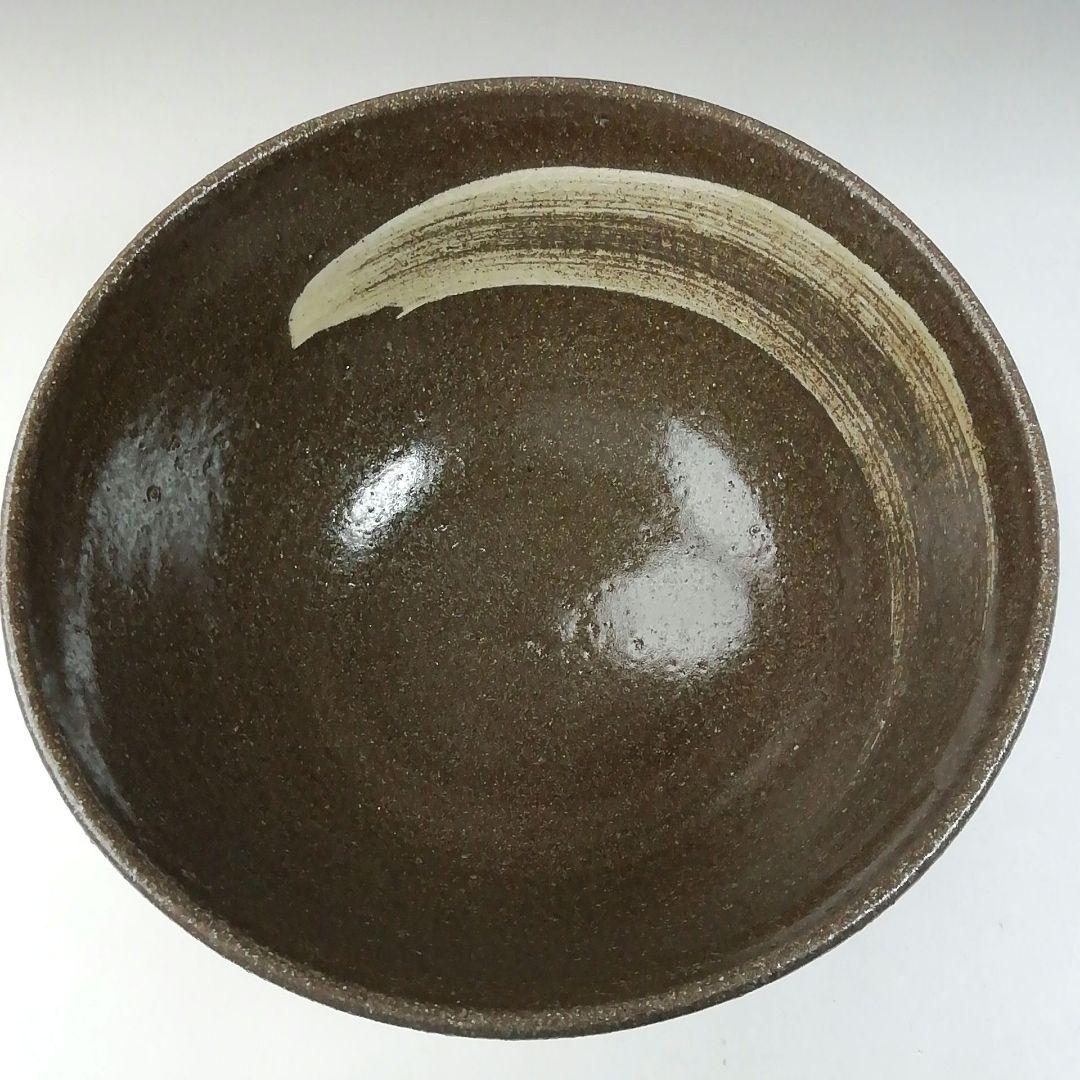 Ｔ５５５　茶碗　『刷毛目茶碗』『東山窯　畑辺玄機』　共箱　抹茶碗　茶道具