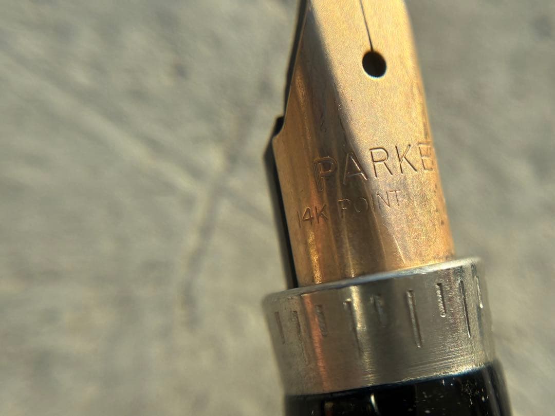 あ*き様 PARKER パーカー 万年筆 スターリングシルバー 14K ケース