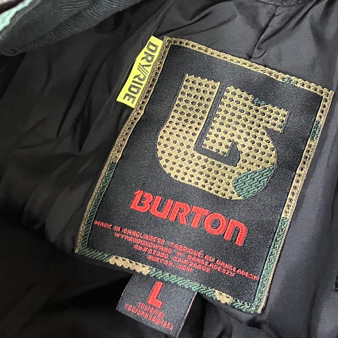 BURTON スノーボードパンツ 迷彩 カモフラ レディース L マルチカラー