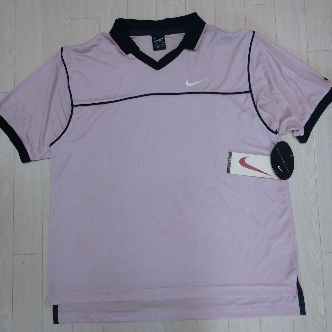 デッドストック 90s USA製 ナイキ アガシモデル ゲームシャツ