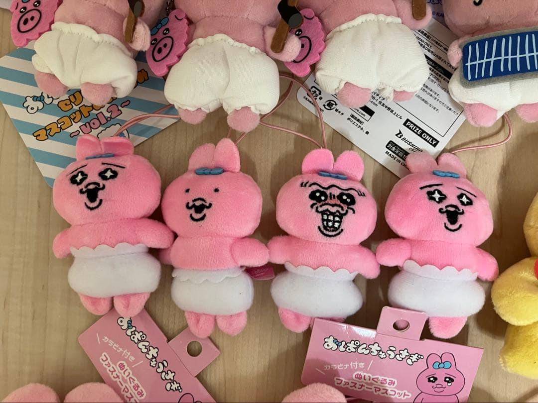 おぱんちゅうさぎ　んぽちゃむ　ぬいぐるみ　マスコット　グッズ　58点まとめ売り