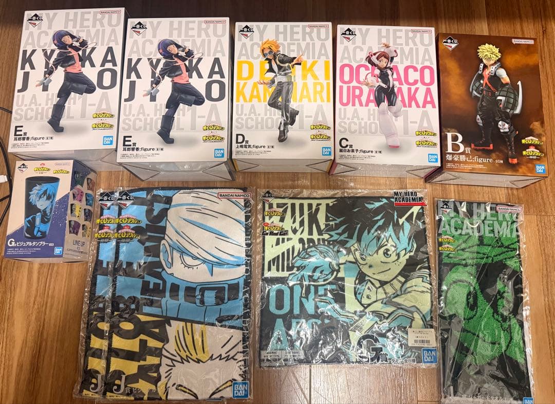 僕のヒーローアカデミア フィギュアとグッズセット
