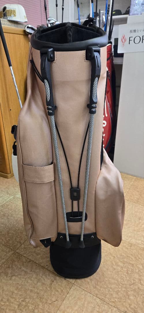 Vessel ゴルフバッグ ベージュ/ホワイト