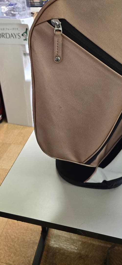 Vessel ゴルフバッグ ベージュ/ホワイト