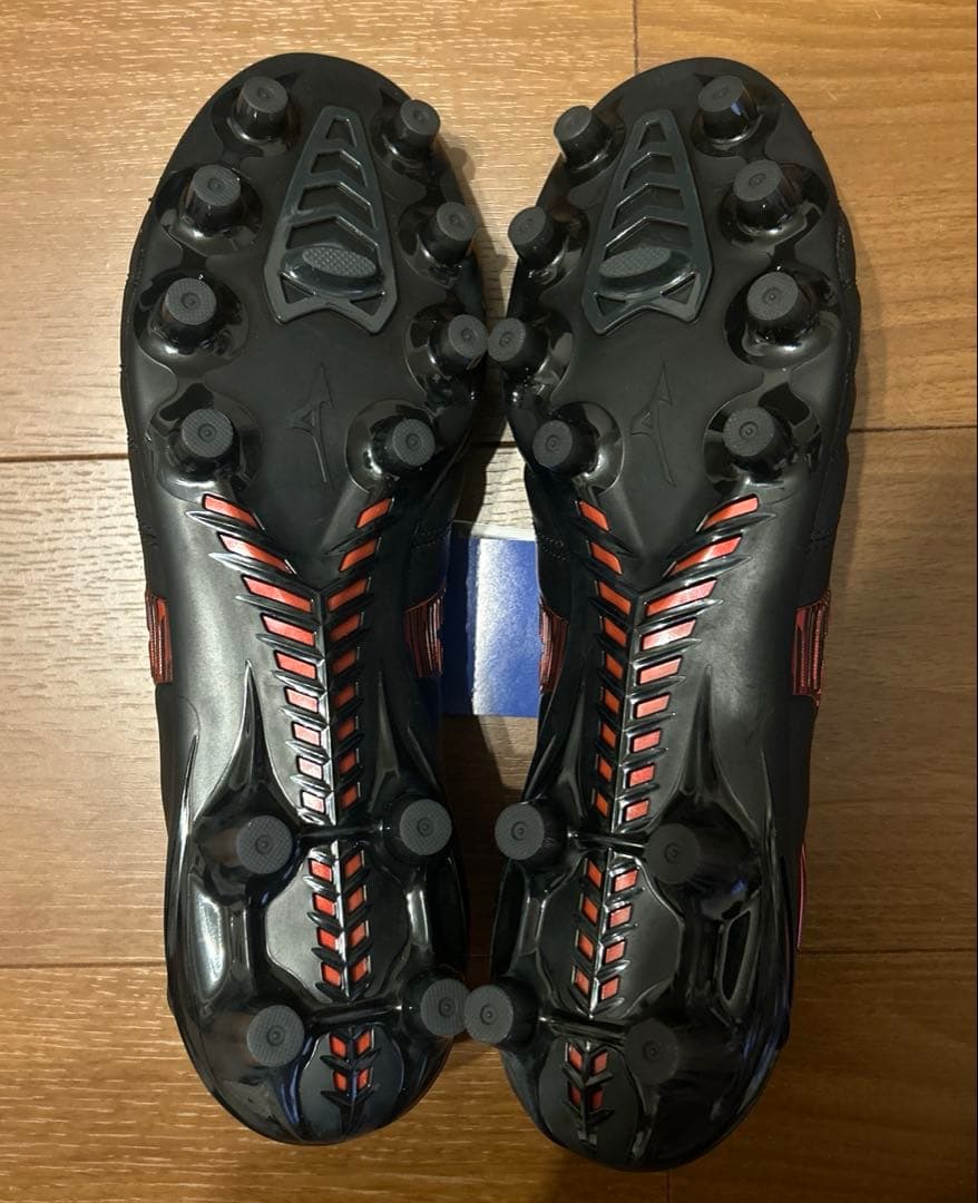 【新品未使用】MIZUNO MORELIA NEO Ⅳ JAPAN ミズノ赤黒②