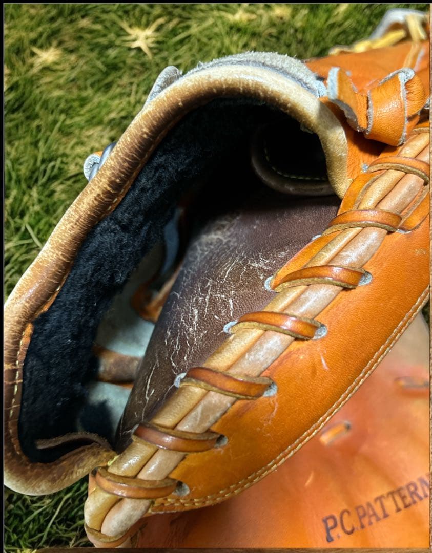 ZETT　最上級ランクプロステイタス 希少旧ラベル　キャッチャーミット 軟式用