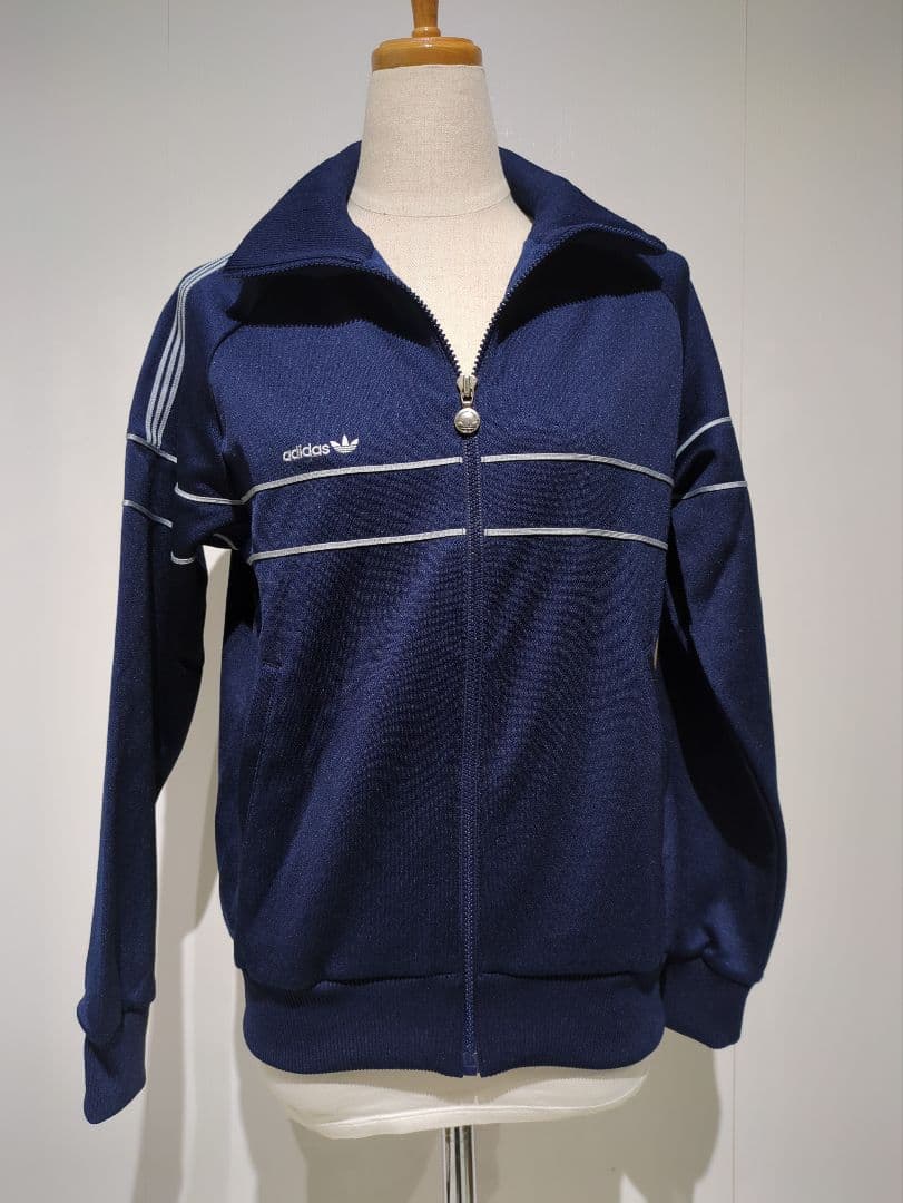 ヴィンテージ　ADIDAS トラックジャケット ネイビー サイズ　S