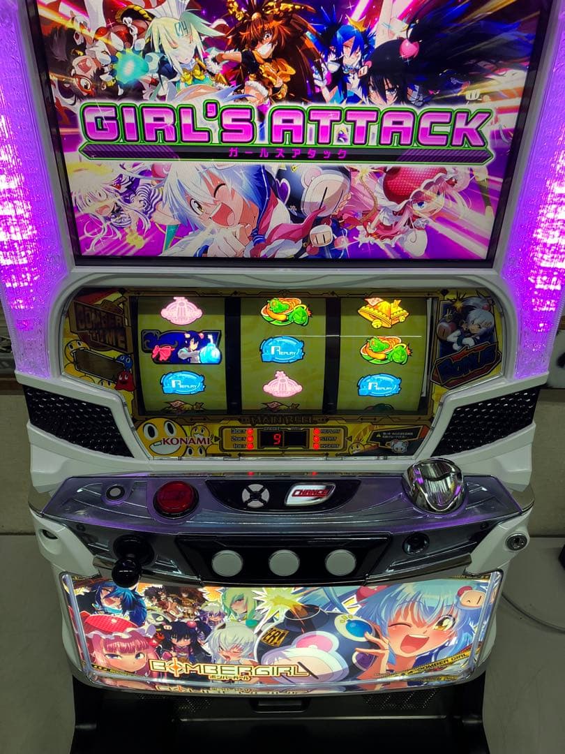 パチスロ実機　ボンバーガールＰＭ　不要機付き