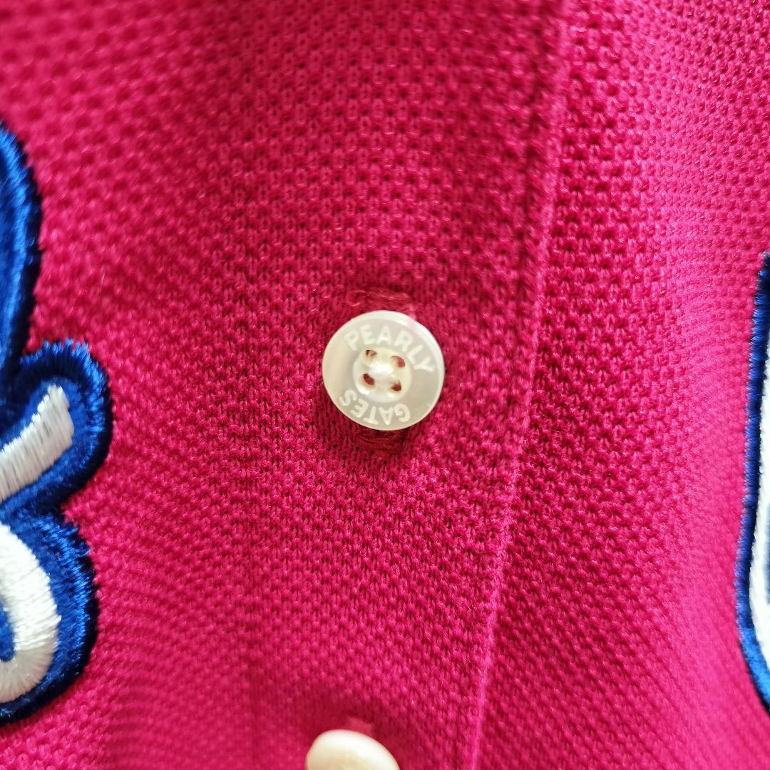 パーリーゲイツ　ノースリーブ　レディース　ピンク　ゴルフ　ワンピース ワッペン