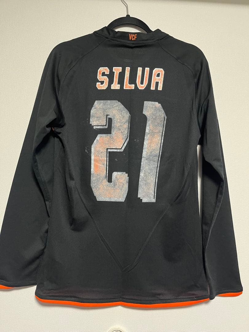 バレンシア 08/09 シルバ #21　ユニフォーム　長袖　アウェイ