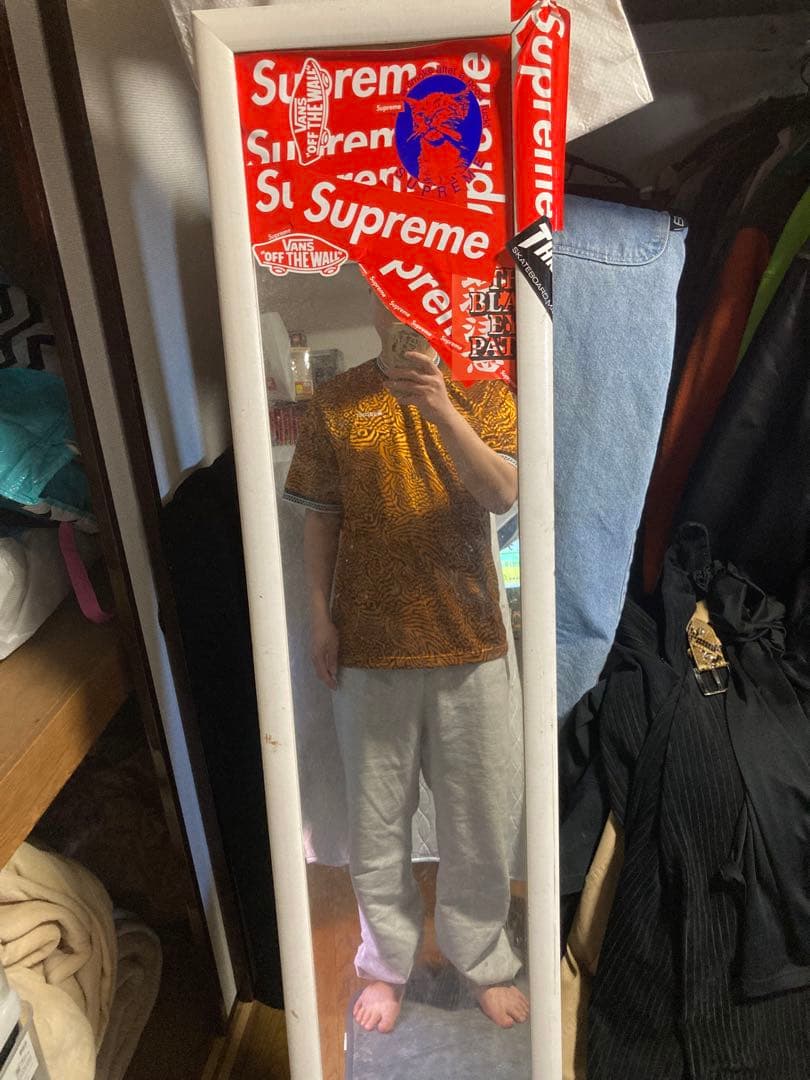 Supreme umbro game shirt アニマル柄ゲームシャツ M