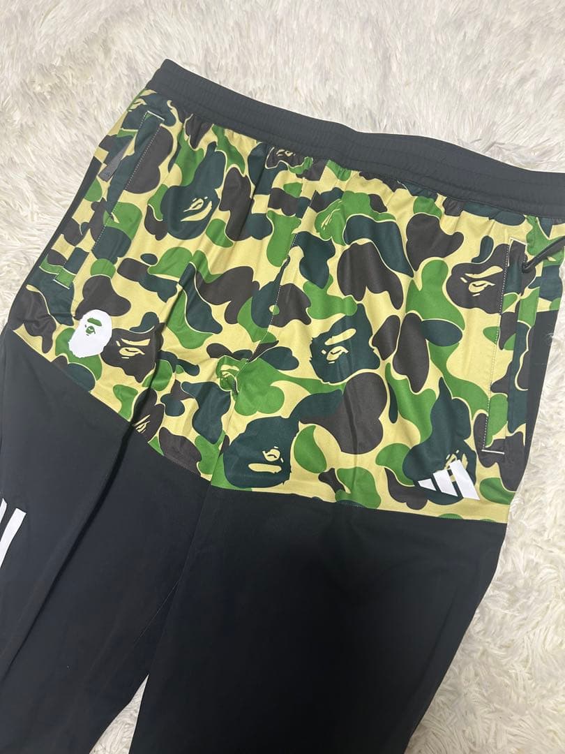 【極美品】アディダス×A BATHING APE　カモ　パンツ　サイズM